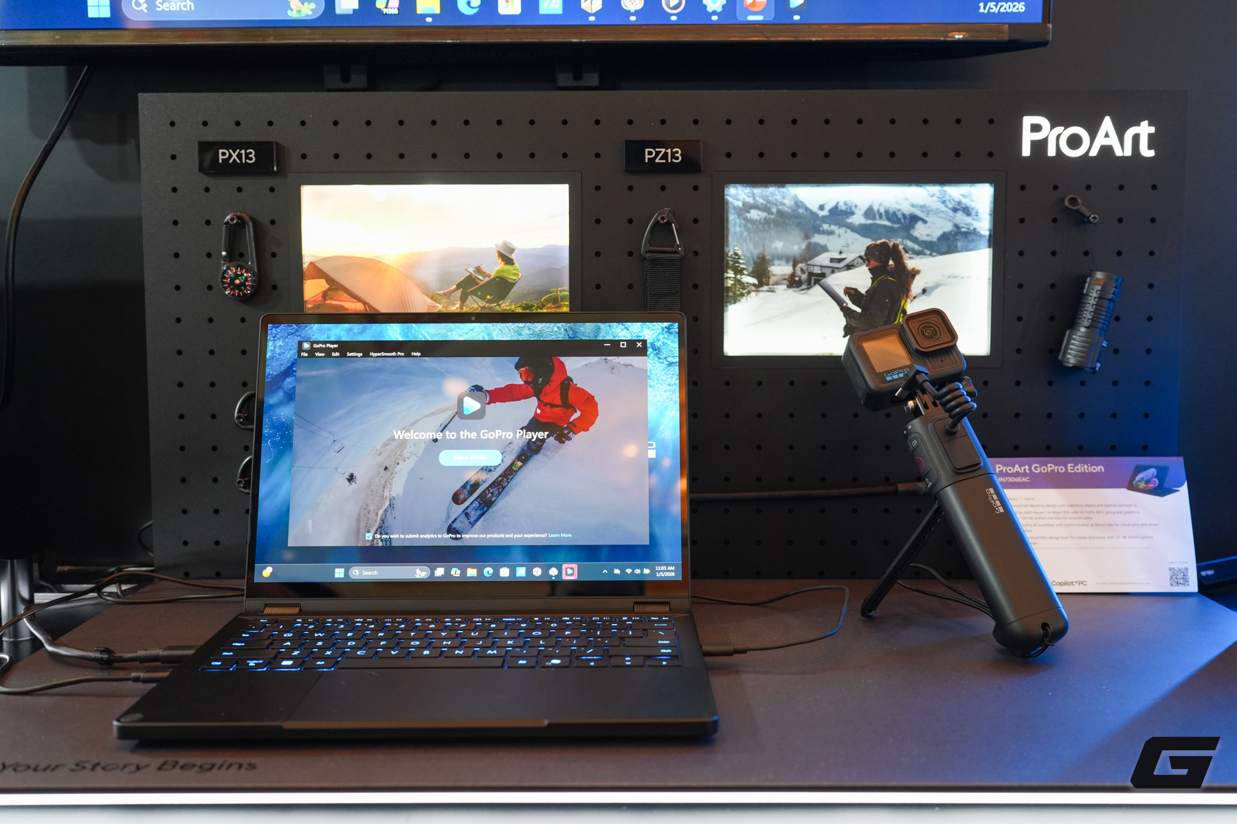 ASUS ra mắt loạt ProArt mới tại CES 2026: Tablet PZ14 chạy Snapdragon X2 Elite v&agrave; ProArt GoPro Edition d&ugrave;ng AMD Strix Halo- Ảnh 14.