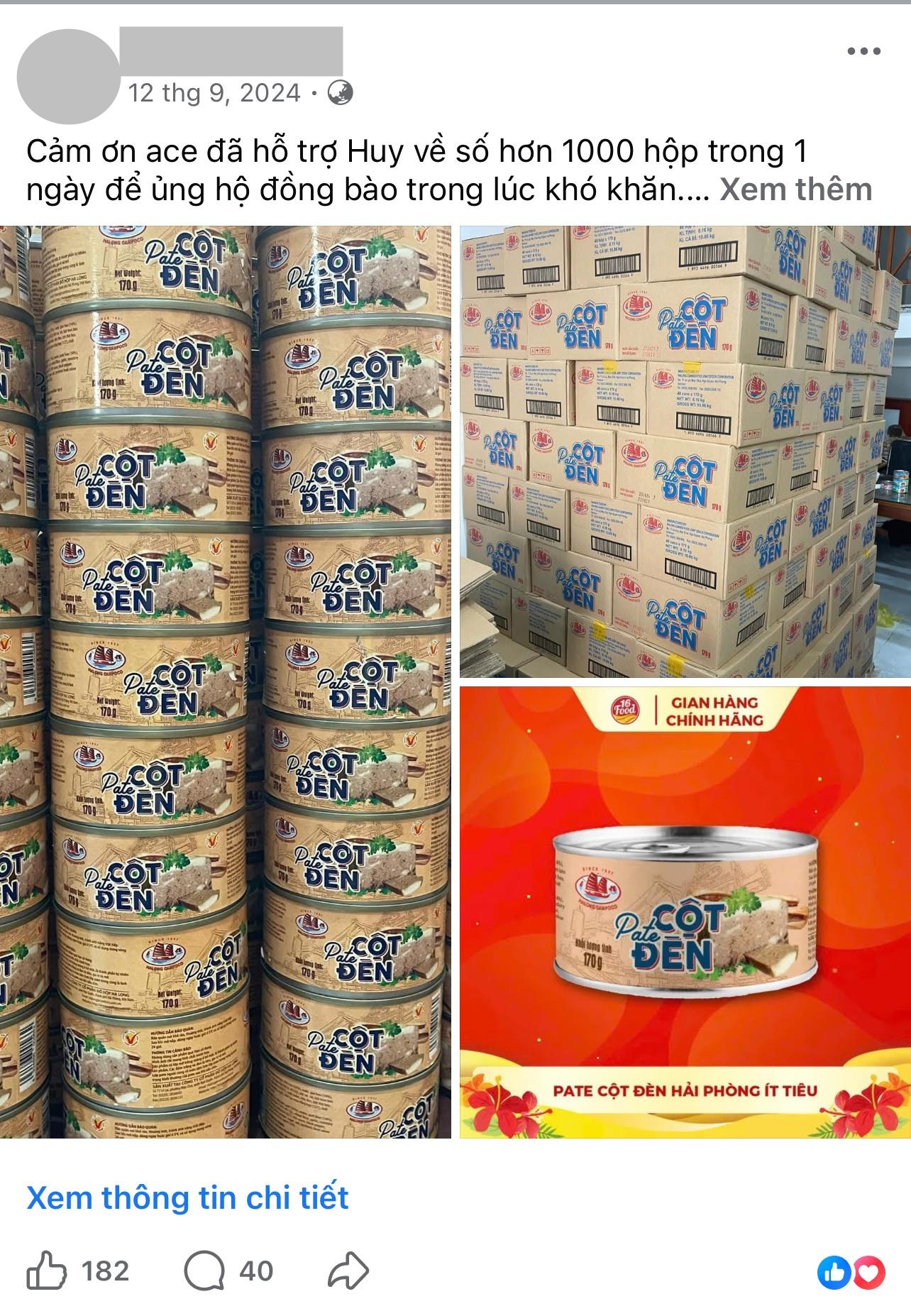 Động th&aacute;i của hội nổi tiếng từng ăn, b&aacute;n pate Cột Đ&egrave;n Hải Ph&ograve;ng của c&ocirc;ng ty vướng b&ecirc; bối- Ảnh 8.