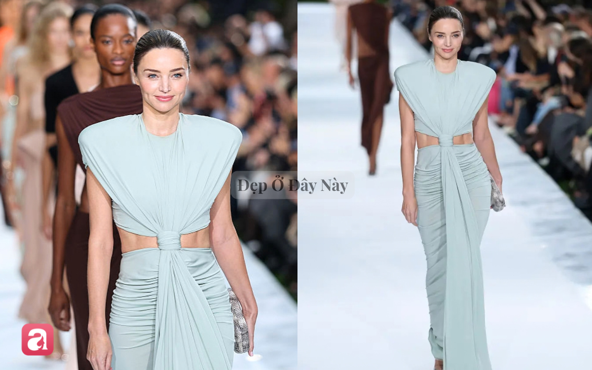 Miranda Kerr trở lại sàn diễn sau gần 1 thập kỷ, nhan sắc thiên thần nội y đình đám một thời gây chú ý - Ảnh 3.