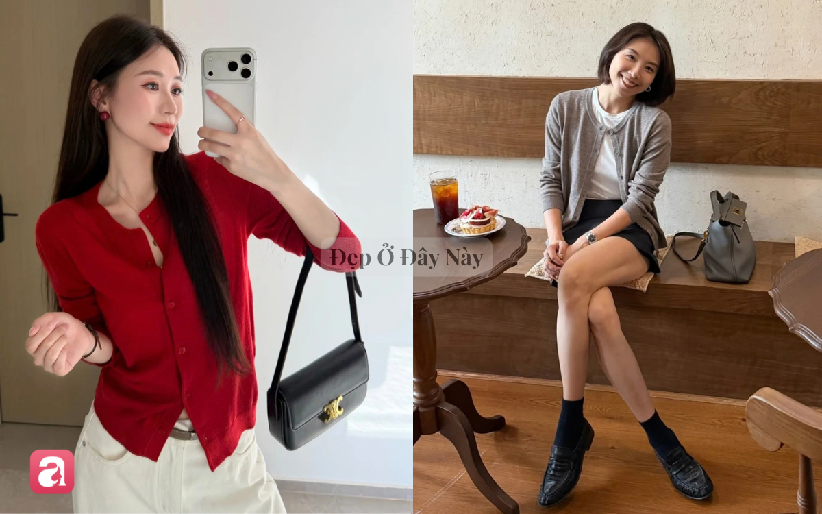 Mùa Thu diện cardigan mỏng là đẹp nhất: Vừa dễ lên đồ còn tôn dáng cực xinh - Ảnh 1.