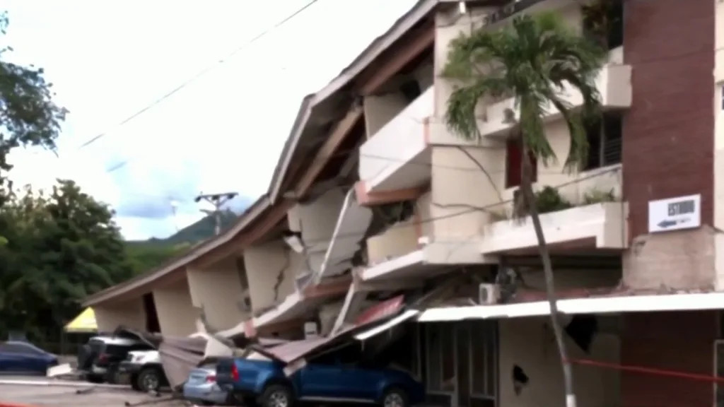 Động đất 7 , 7 độ ở Panama: H&agrave;ng loạt t&ograve;a nh&agrave; đổ sập , người d&acirc;n hoảng loạn - Ảnh 1.