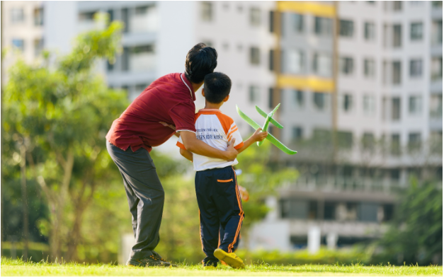 Khu đ&ocirc; thị của những em b&eacute; hạnh ph&uacute;c giữa l&ograve;ng khu Nam S&agrave;i G&ograve;n - Ảnh 2.