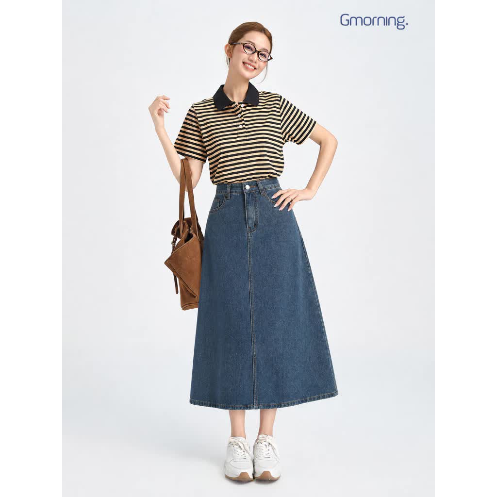 Chân váy jeans dáng dài: Vừa trẻ trung vừa sang chuẩn
