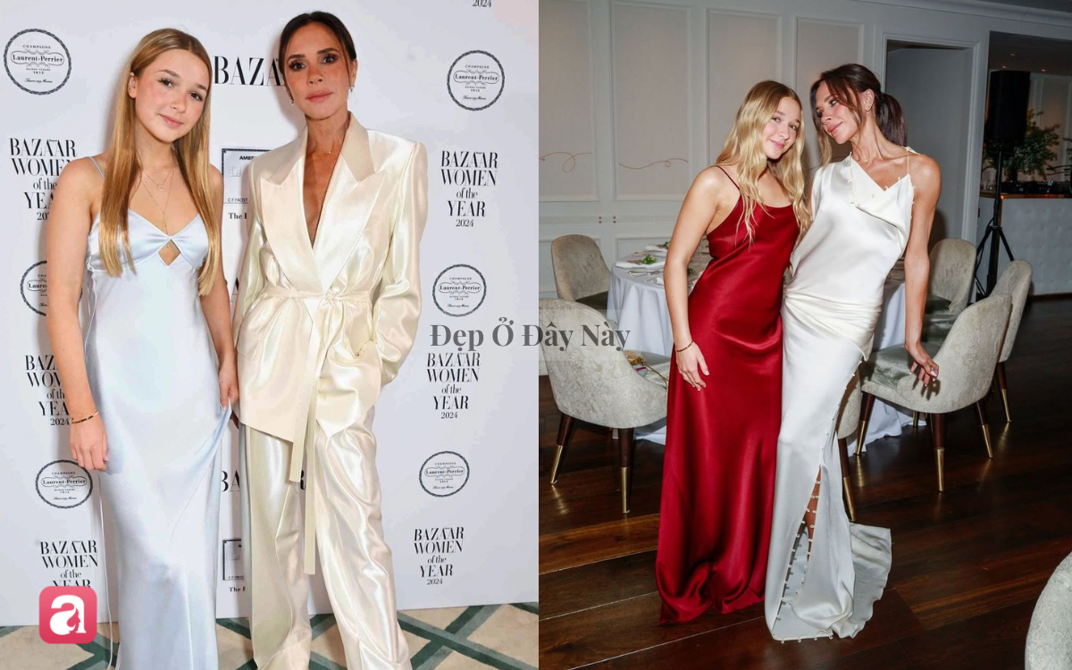 Harper Beckham ng&agrave;y c&agrave;ng giống mẹ từ style đến thần th&aacute;i, tới nụ cười mỉm 