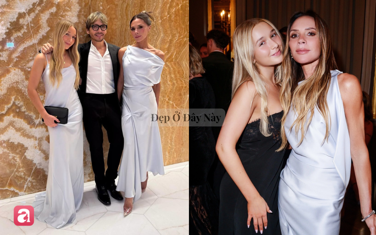 Harper Beckham ng&agrave;y c&agrave;ng giống mẹ từ style đến thần th&aacute;i, tới nụ cười mỉm 