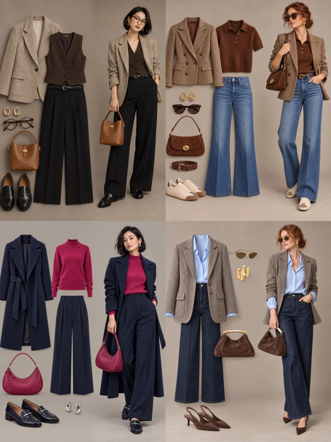 Gợi &yacute; mặc đồ đi l&agrave;m m&ugrave;a thu theo style old money: C&agrave;ng tối giản c&agrave;ng sang - Ảnh 1.