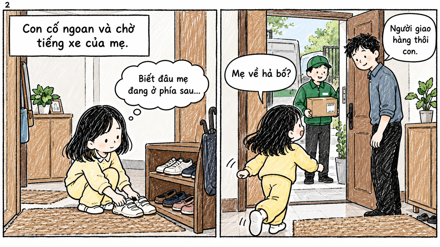 Chiếc xe máy chỉ đủ chỗ cho bố và mẹ kế chở em bé đi chơi, vậy thì trong căn nhà này còn chỗ nào cho con không?- Ảnh 2.
