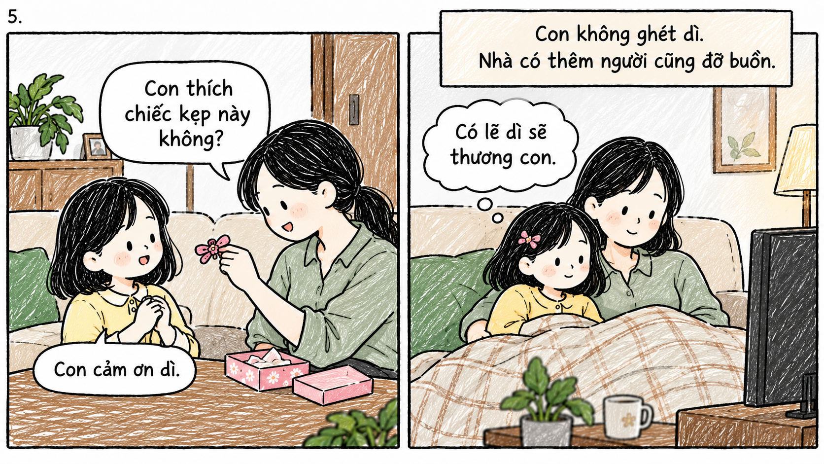 Chiếc xe máy chỉ đủ chỗ cho bố và mẹ kế chở em bé đi chơi, vậy thì trong căn nhà này còn chỗ nào cho con không?- Ảnh 5.