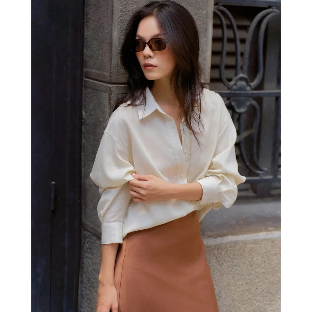 Sơ mi vải đũi - chiếc &aacute;o vừa trẻ vừa sang chuẩn 