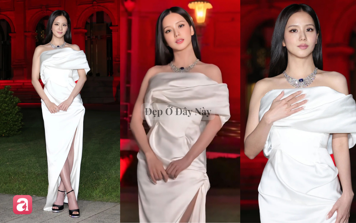 Chiếc v&ograve;ng th&aacute;ch thức mọi nghệ nh&acirc;n của Jisoo: Vi&ecirc;n sapphire 41 carat đẹp đến nghẹt thở - Ảnh 1.