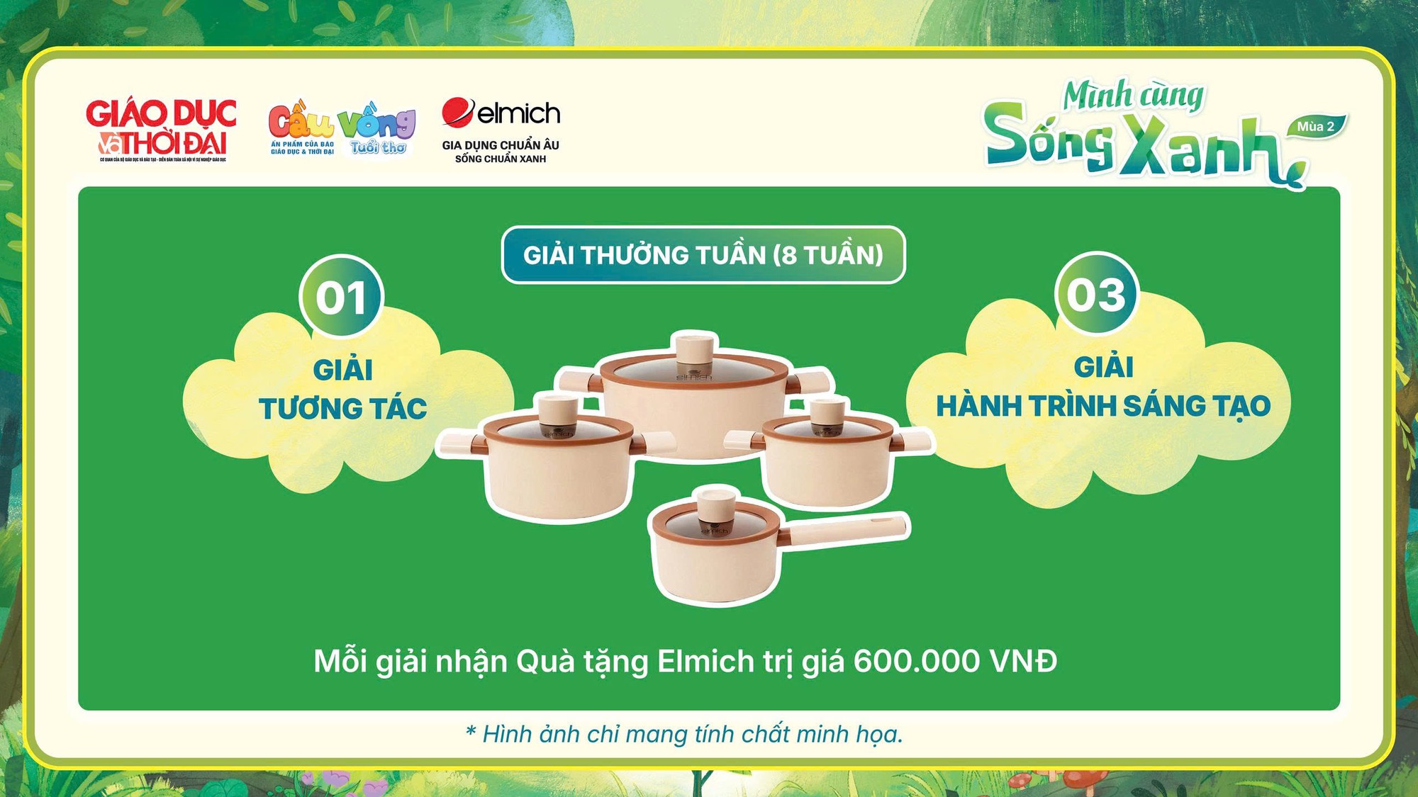 Elmich Việt Nam ph&aacute;t động cuộc thi M&igrave;nh C&ugrave;ng Sống Xanh m&ugrave;a 2 - Ảnh 2.