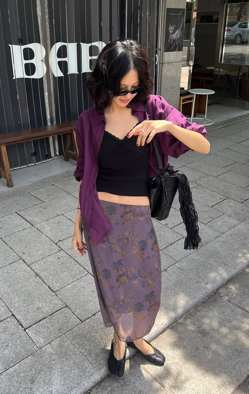 Màu tím mận - hot trend thời trang mùa thu 2026 bạn không thể bỏ lỡ - Ảnh 5. Màu tím mận - hot trend thời trang mùa thu 2026 bạn không thể bỏ lỡ - Ảnh 5.