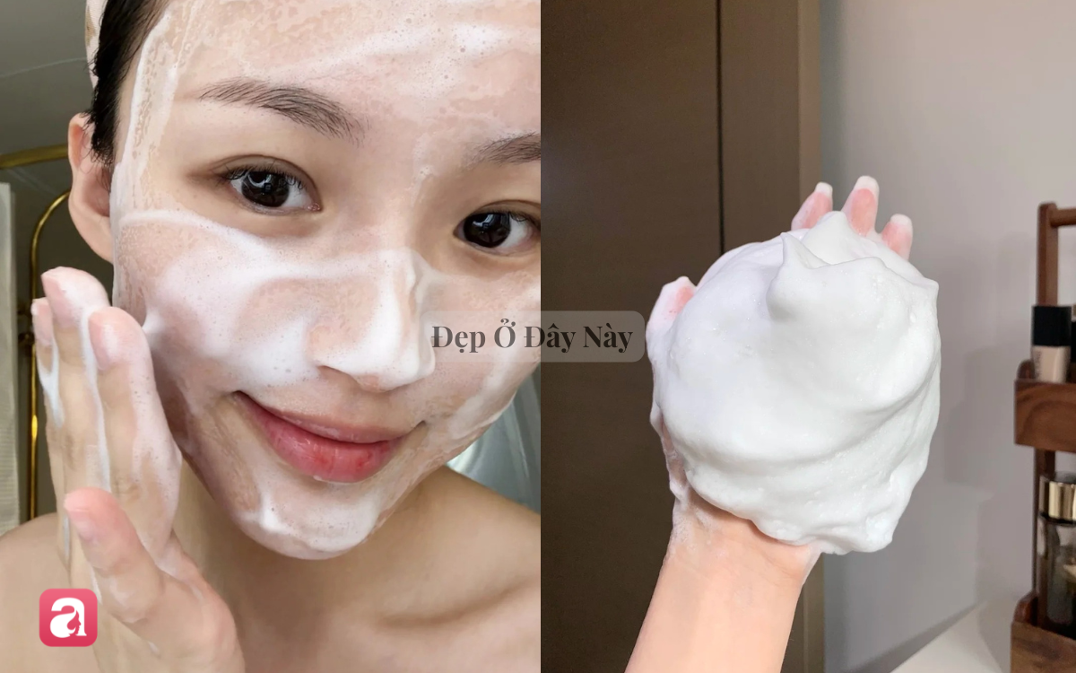 Học phụ nữ Nhật c&aacute;ch rửa mặt đ&uacute;ng c&aacute;ch để da sạch tho&aacute;ng, hạn chế b&iacute;t tắc lỗ ch&acirc;n l&ocirc;ng - Ảnh 2.