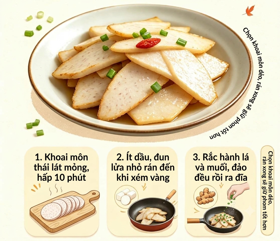 Kh&ocirc;ng phải hấp, 3 M&oacute;n ăn ngon từ khoai m&ocirc;n cho bữa ăn m&ugrave;a thu th&ecirc;m hấp dẫn - Ảnh 3.