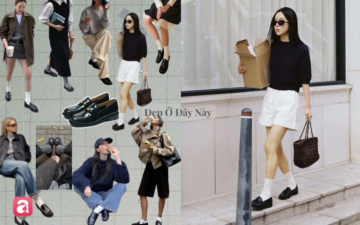 Gi&agrave;y loafer vẫn chưa hạ nhiệt: Diện l&ecirc;n vừa trẻ trung lại vừa sang chảnh chuẩn 