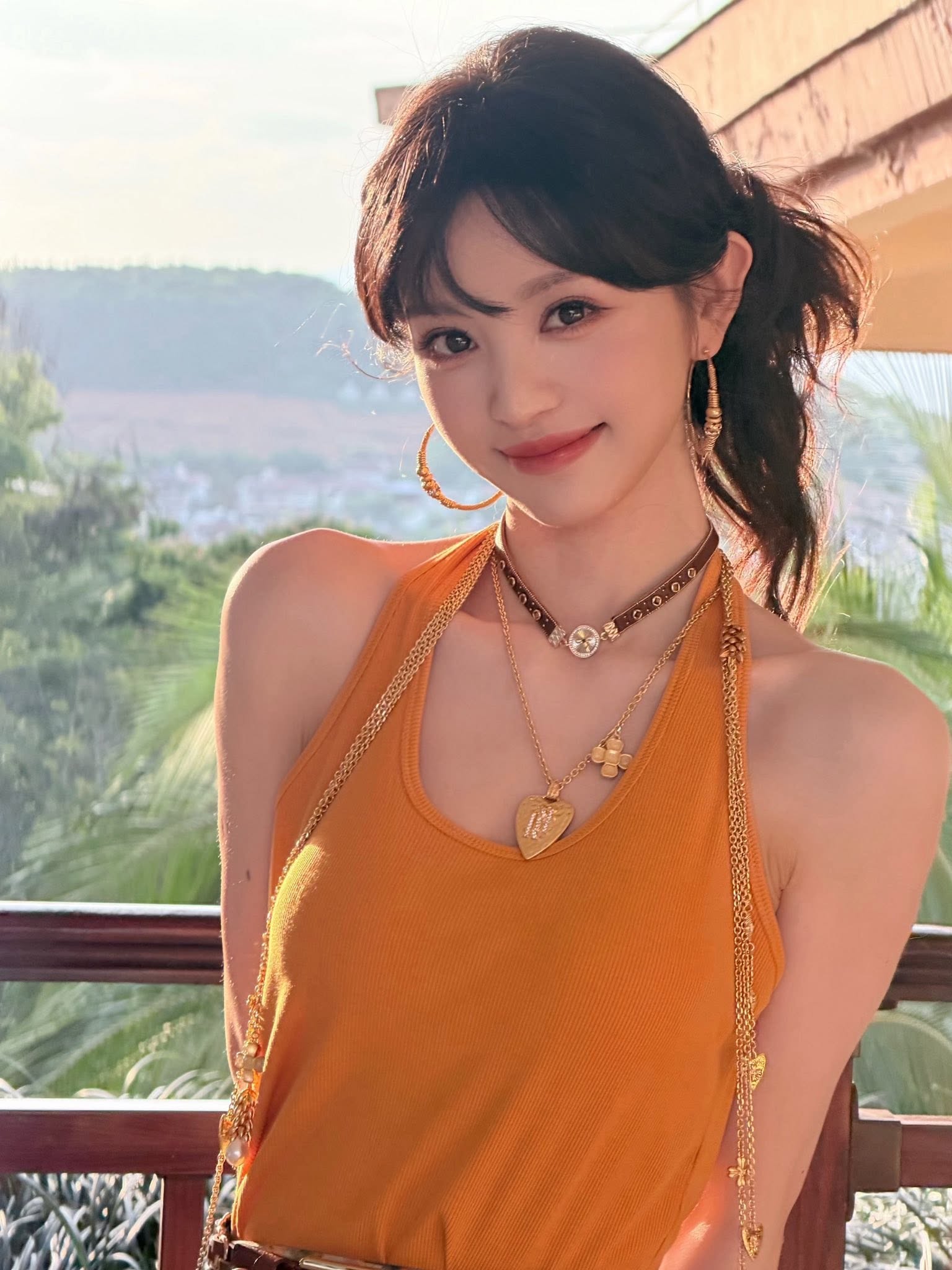 Điền Hi Vi - &aacute;c nữ cổ trang g&acirc;y sốt với gu thời trang ngọt ng&agrave;o năm 2026 - Ảnh 3.