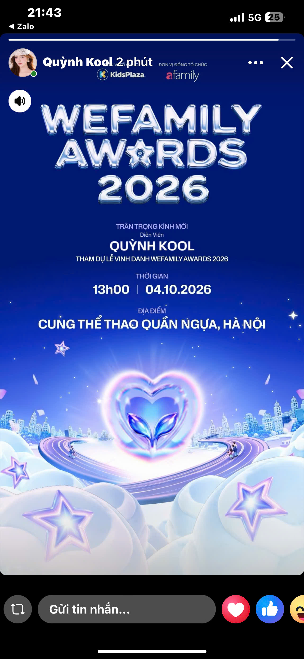 Lễ vinh danh WeFamily Awards 2026 với nghệ sĩ , hoa hậu v&agrave; KOL nổi bật tham dự - Ảnh 4.