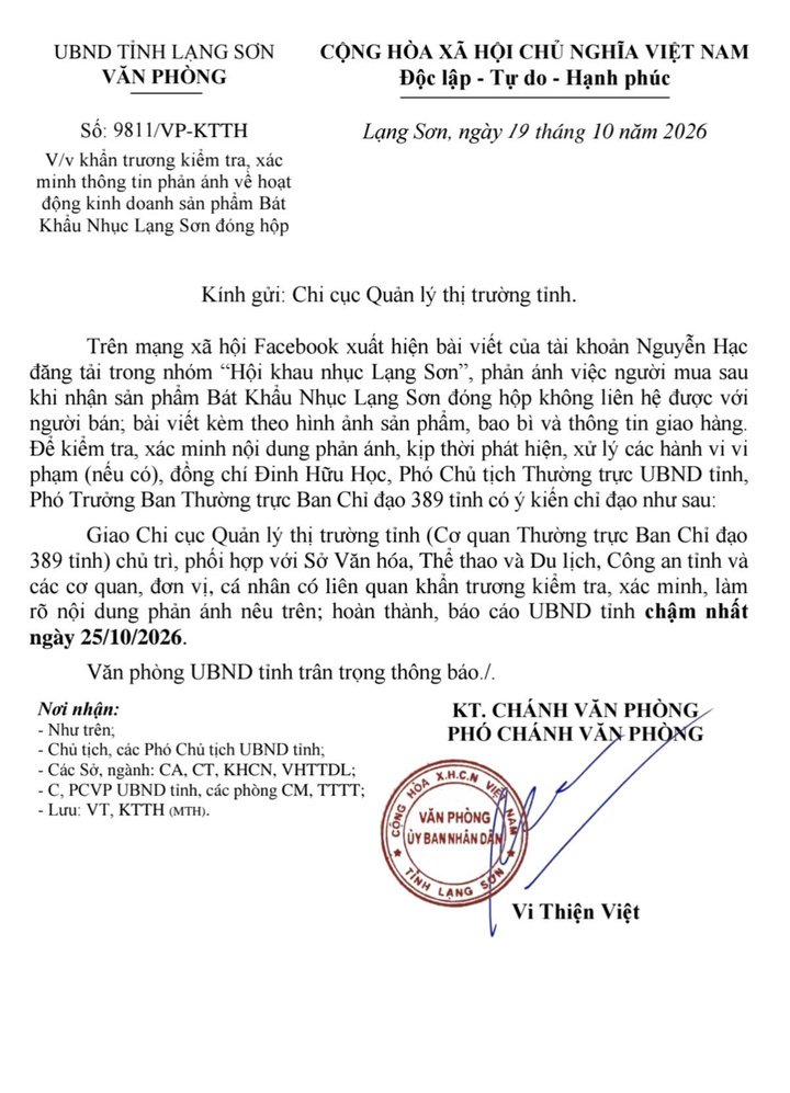 Lạng Sơn x&aacute;c minh nghi vấn kh&acirc;u nhục giả mạo , bảo vệ đặc sản địa phương - Ảnh 1.