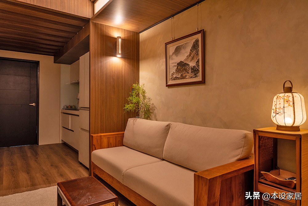 Căn hộ 46m&sup2; xuống cấp của đ&ocirc;i vợ chồng trung ni&ecirc;n được cải tạo th&agrave;nh kh&ocirc;ng gian 3 ph&ograve;ng: C&aacute;ch tận dụng từng m&eacute;t vu&ocirc;ng khiến nhiều người bất ngờ - Ảnh 3.