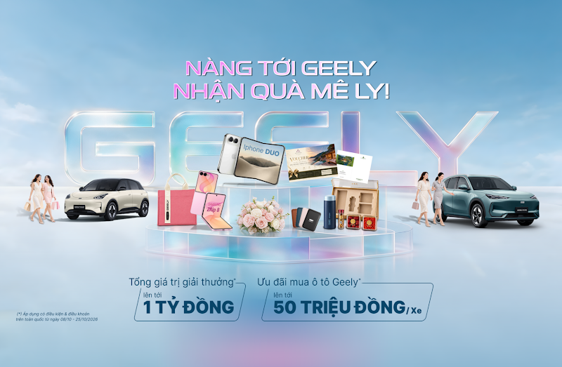 Chăm khách kiểu Geely Việt Nam: Từ quà đông trùng hạ thảo đến ưu đãi “khủng” mua xe - Ảnh 1. Chăm khách kiểu Geely Việt Nam: Từ quà đông trùng hạ thảo đến ưu đãi “khủng” mua xe - Ảnh 1.