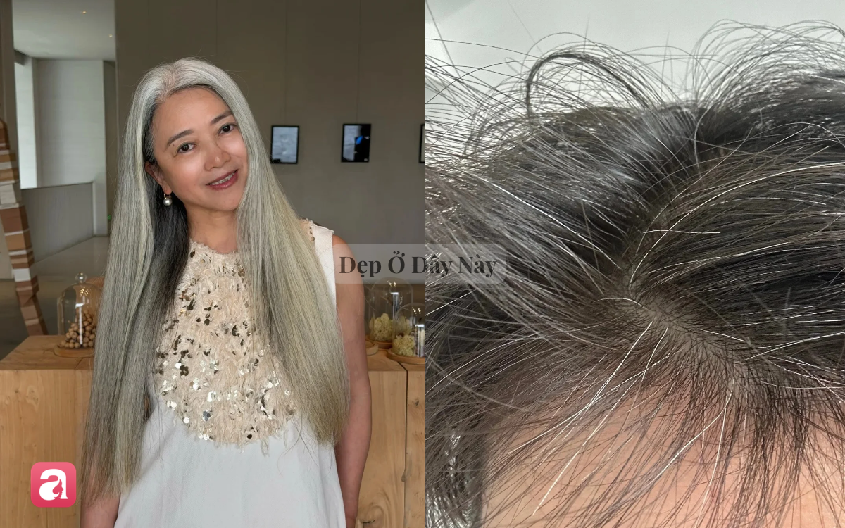 Vì sao để tóc bạc tự nhiên đôi khi còn giúp phụ nữ trông trẻ hơn nhuộm tóc đen? - Ảnh 2.