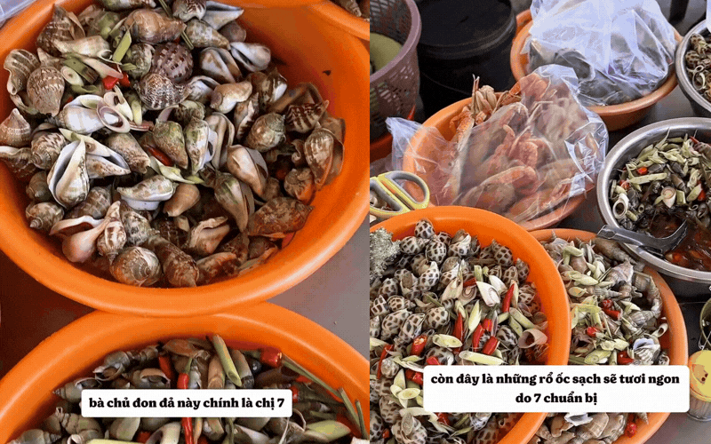 Theo ch&acirc;n Miko Lan Trinh v&agrave; Kenji đến qu&aacute;n ốc b&igrave;nh d&acirc;n sau chợ Đầm, c&oacute; m&oacute;n ngon đến mức muốn h&uacute;p sạch nước luộc - Ảnh 2.
