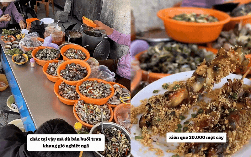Theo ch&acirc;n Miko Lan Trinh v&agrave; Kenji đến qu&aacute;n ốc b&igrave;nh d&acirc;n sau chợ Đầm, c&oacute; m&oacute;n ngon đến mức muốn h&uacute;p sạch nước luộc - Ảnh 5.