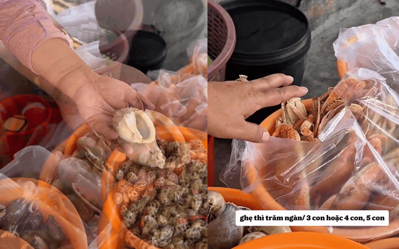 Theo ch&acirc;n Miko Lan Trinh v&agrave; Kenji đến qu&aacute;n ốc b&igrave;nh d&acirc;n sau chợ Đầm, c&oacute; m&oacute;n ngon đến mức muốn h&uacute;p sạch nước luộc - Ảnh 8.