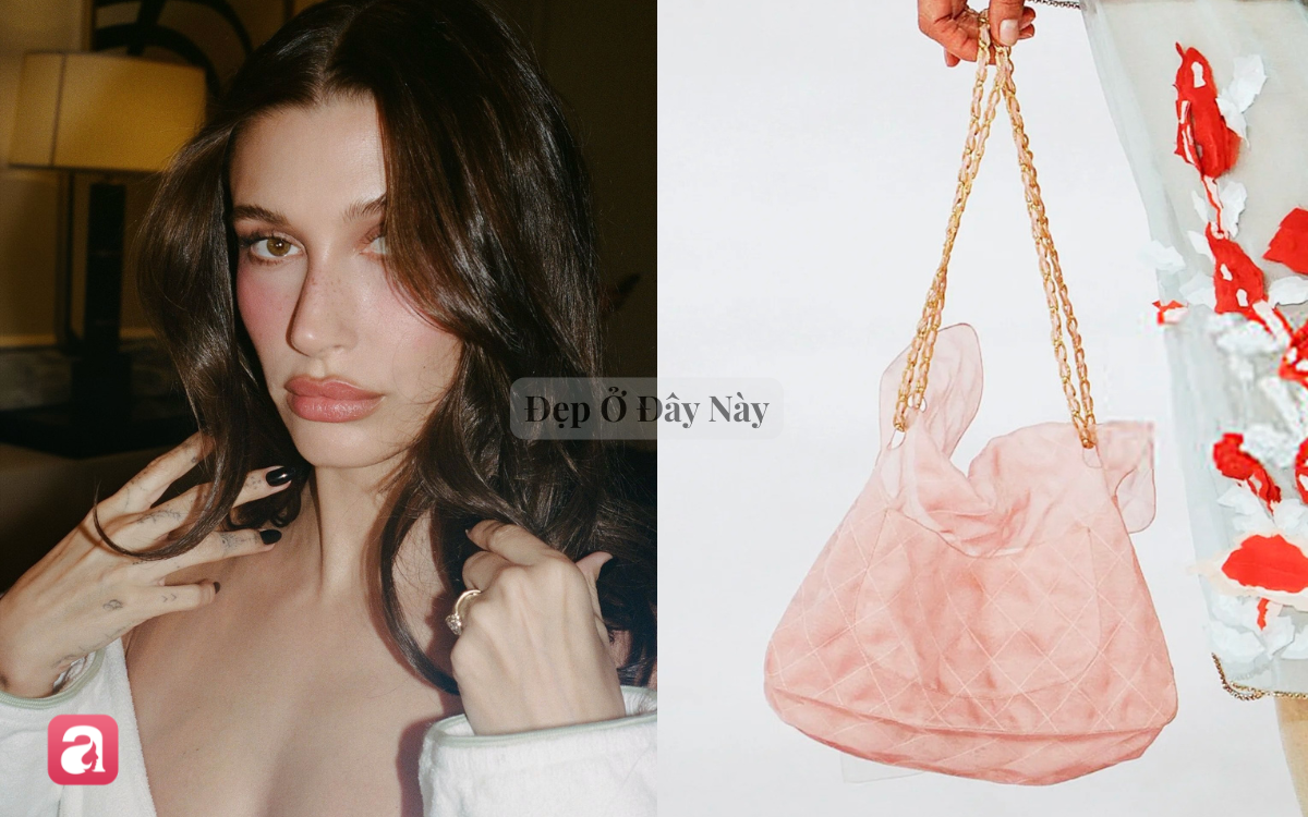 Hailey Bieber và chiếc túi Chanel