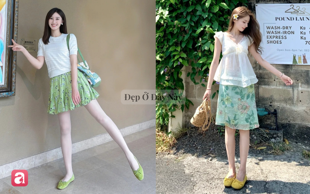 Ch&acirc;n v&aacute;y họa tiết hoa: Item đ&aacute;ng sắm, vừa nữ t&iacute;nh vừa l&agrave;m bừng s&aacute;ng style ng&agrave;y thu - Ảnh 4.