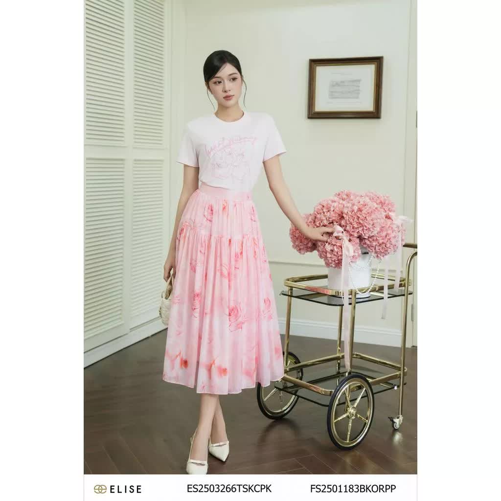 Ch&acirc;n v&aacute;y họa tiết hoa: Item đ&aacute;ng sắm, vừa nữ t&iacute;nh vừa l&agrave;m bừng s&aacute;ng style ng&agrave;y thu - Ảnh 9.