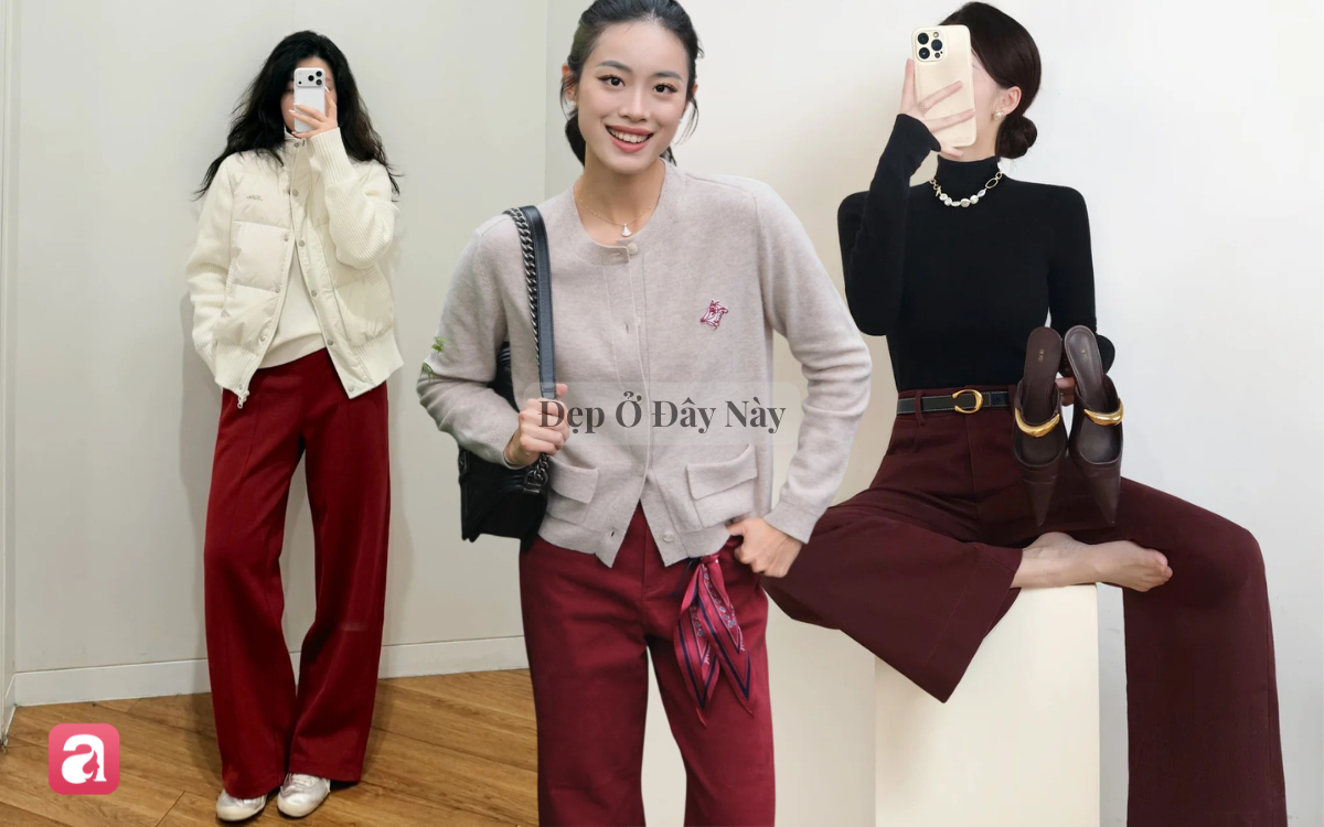 Muốn mặc nổi m&agrave; vẫn sang chuẩn old money, h&atilde;y th&ecirc;m ngay 1 chiếc quần đỏ v&agrave;o style - Ảnh 1.