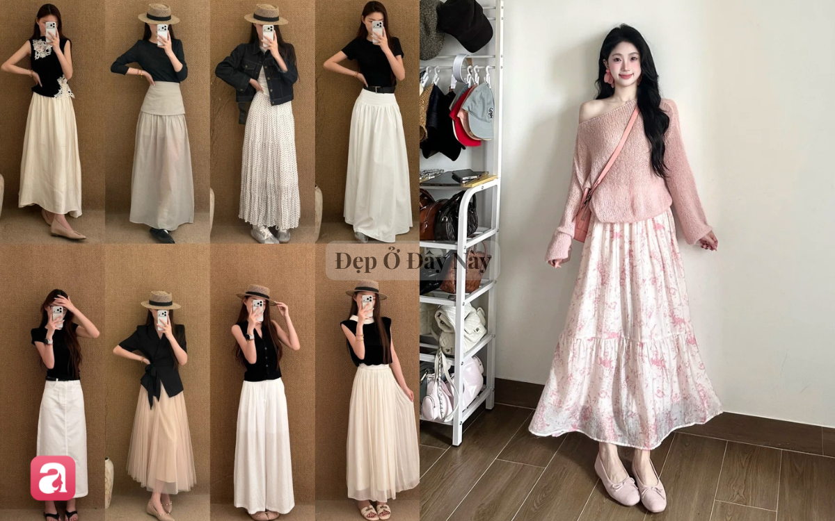 Mùa của chân váy dài đã đến: Tôn dáng hiệu quả, còn thanh lịch chuẩn