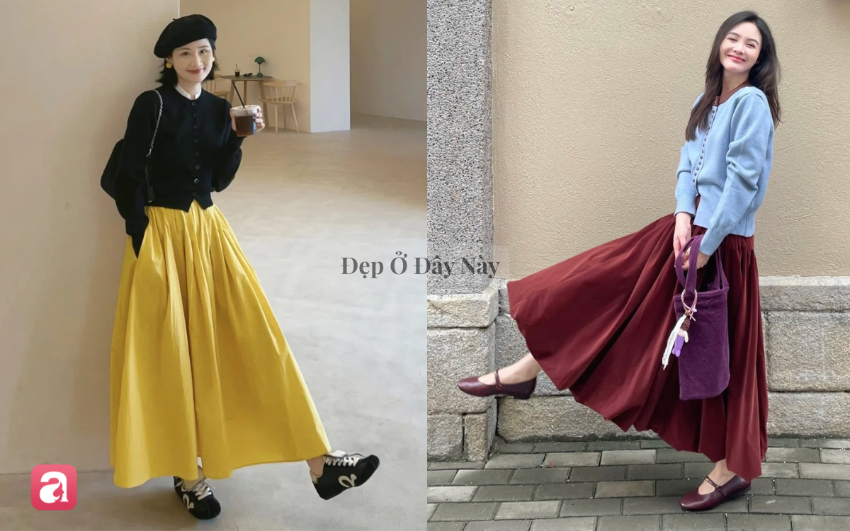 Mùa của chân váy dài đã đến: Tôn dáng hiệu quả, còn thanh lịch chuẩn