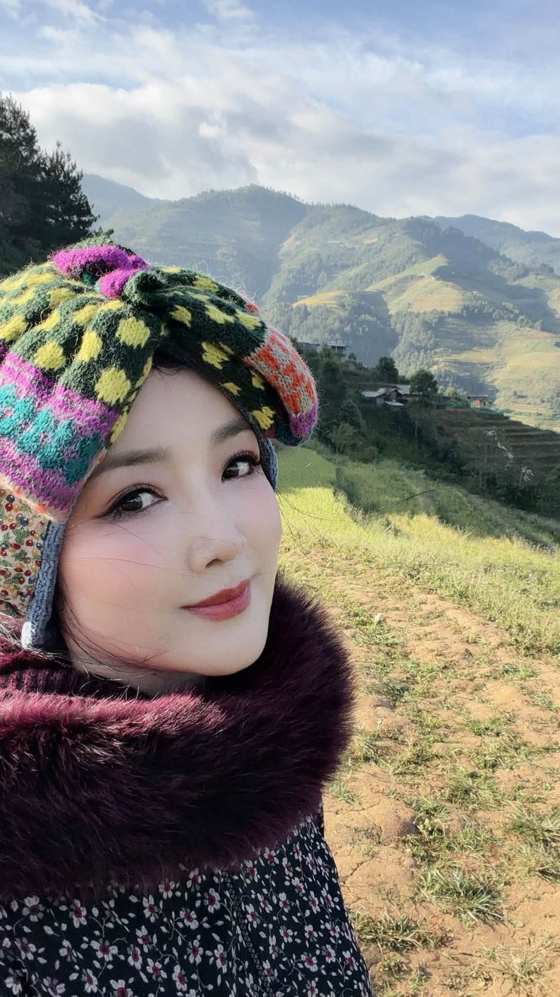 Hoa hậu Gi&aacute;ng My kh&aacute;m ph&aacute; M&ugrave; Cang Chải m&ugrave;a v&agrave;ng đẹp như trong phim 2026 - Ảnh 4.