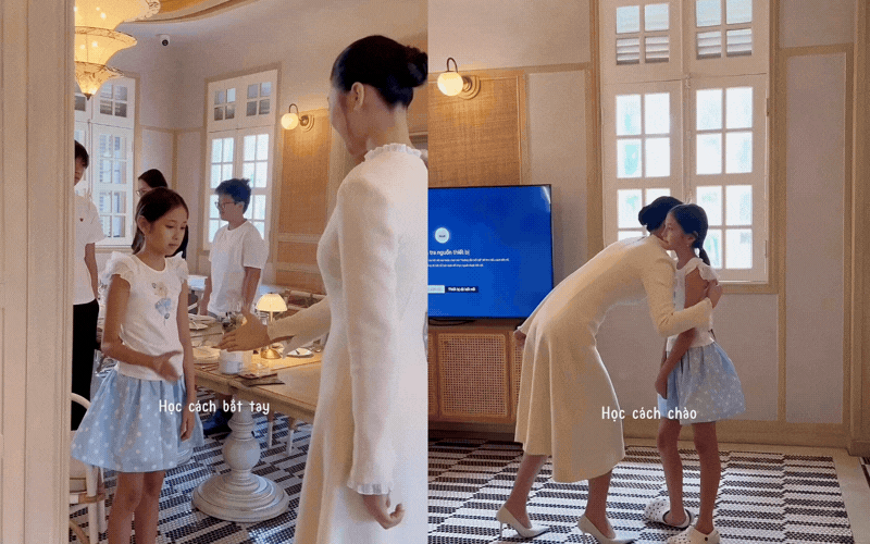 Huỳnh Viann lần đầu học nghi lễ giao tiếp: Kỹ năng cần thiết cho mọi Trẻ em - Ảnh 2.