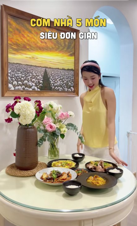M&acirc;m cơm ngon của &Aacute; hậu th&uacute;y An Sau đ&aacute;m cưới với 13 c&acirc;y v&agrave;ng - Ảnh 3.