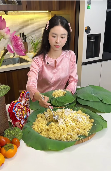 M&acirc;m cơm ngon của &Aacute; hậu th&uacute;y An Sau đ&aacute;m cưới với 13 c&acirc;y v&agrave;ng - Ảnh 8.