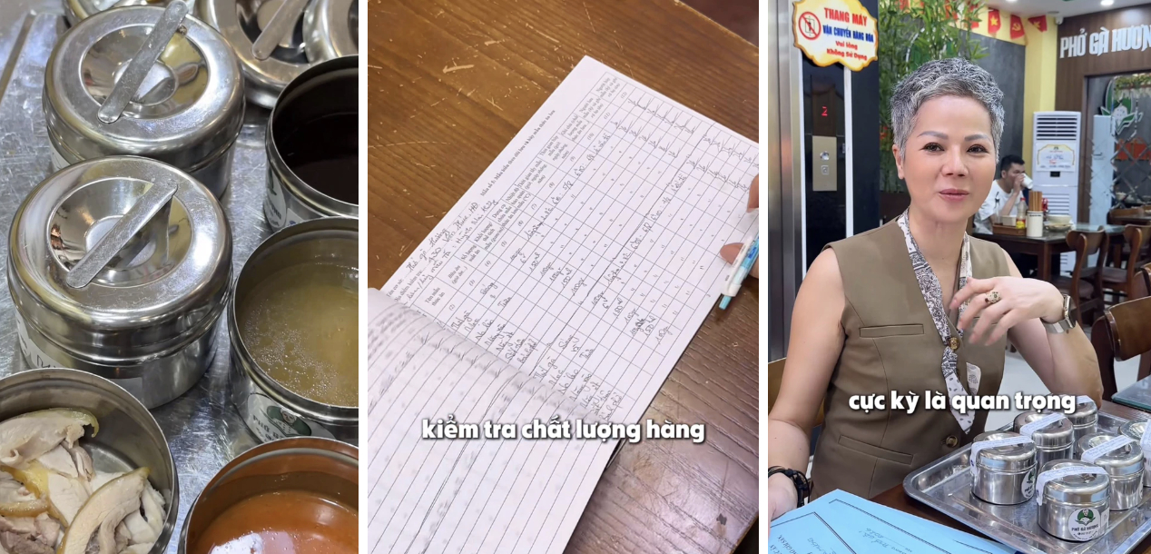 Kh&aacute;m ph&aacute; phở g&agrave; Hương ở Vạn Ph&uacute;c: Quy tr&igrave;nh đảm bảo an to&agrave;n thực phẩm - Ảnh 7.