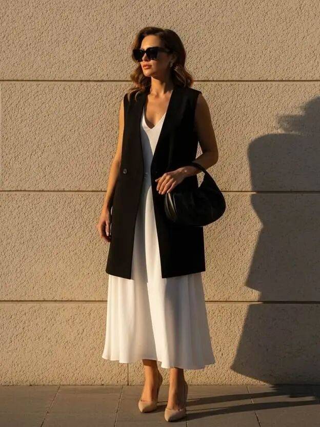 4 c&ocirc;ng thức phối đồ layer cực hot m&ugrave;a thu: Chiếc &aacute;o gile đa năng v&agrave; nghệ thuật tạo n&ecirc;n thần th&aacute;i tr&iacute; thức, sang trọng n&agrave;ng n&agrave;o cũng n&ecirc;n thử- Ảnh 22.