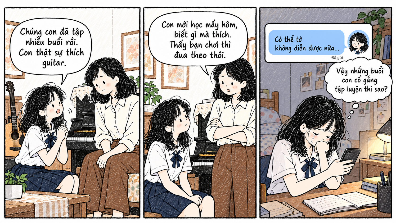 Mẹ bắt con g&aacute;i học piano suốt 8 năm trời m&agrave; chẳng bận t&acirc;m con c&oacute; muốn hay kh&ocirc;ng, biết l&yacute; do c&agrave;ng khiến con th&ecirc;m buồn l&ograve;ng- Ảnh 8.