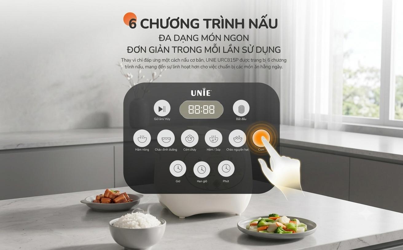 B&iacute; quyết giữ cơm ngon trọn vị suốt 24 giờ nhờ l&ograve;ng gốm Ceramic l&agrave;nh t&iacute;nh từ Unie - Ảnh 4.