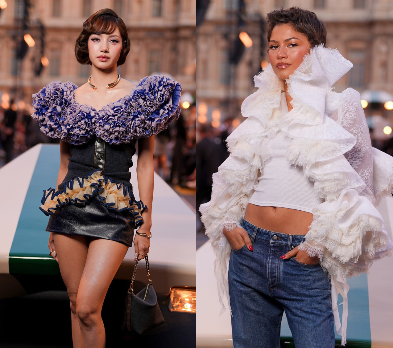 Lisa v&agrave; Zendaya tại show Louis Vuitton: Đẹp v&agrave; ứng xử g&acirc;y ch&uacute; &yacute; trong 2026 - Ảnh 1.