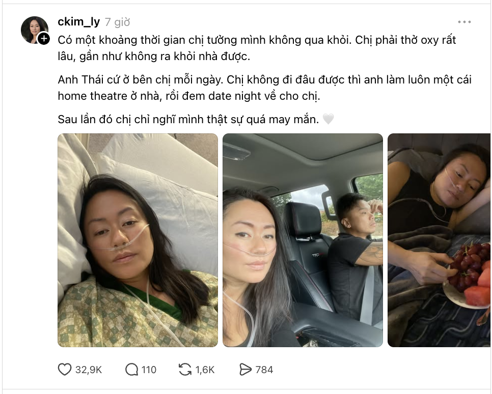 Vợ Th&aacute;i VG kể qu&atilde;ng thời gian phải thở oxy, gần như kh&ocirc;ng thể ra khỏi nh&agrave;: 