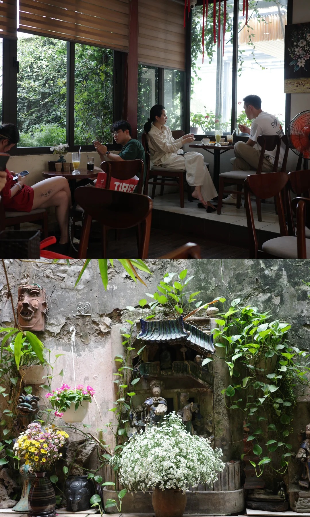Kh&aacute;m ph&aacute; Caf&eacute; phố Cổ ẩn m&igrave;nh giữa phố Cổ H&agrave; Nội với kh&ocirc;ng gian đậm chất &Aacute; Đ&ocirc;ngQu&aacute;n c&agrave; ph&ecirc; &ldquo;ẩn m&igrave;nh&rdquo; giữa phố cổ H&agrave; Nội, bước qua một tiệm lụa mới thấy, kh&ocirc;ng gian đậm chất &Aacute; Đ&ocirc;ng khiến kh&aacute;ch Trung m&ecirc; mẩn - Ảnh 10.