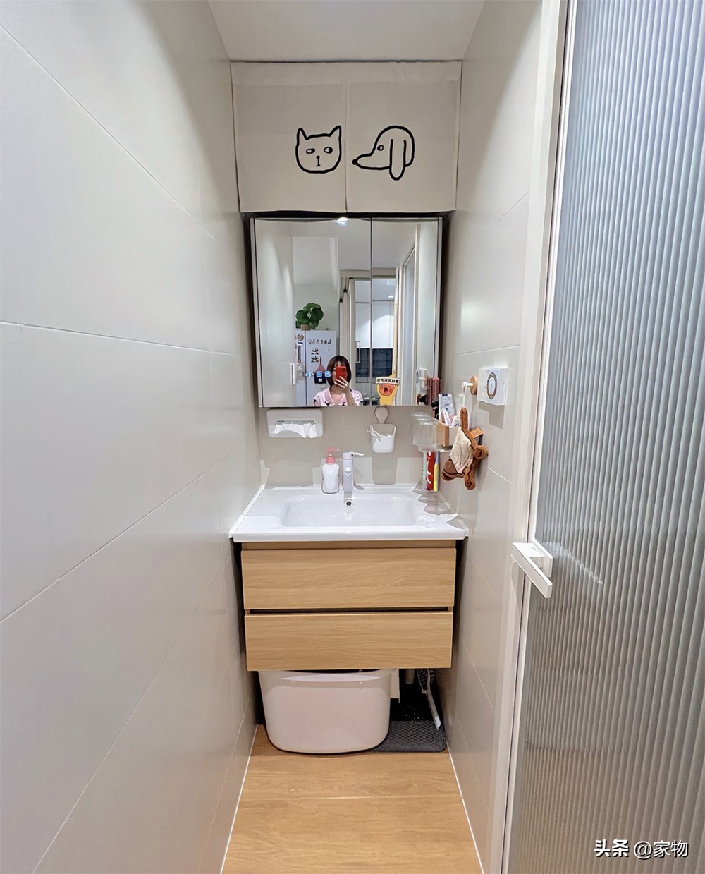 Căn hộ cũ 37m&sup2; ở trung t&acirc;m th&agrave;nh phố: Chia đ&ocirc;i ph&ograve;ng kh&aacute;ch l&agrave;m th&ecirc;m ph&ograve;ng ngủ, gia đ&igrave;nh 3 người vẫn sống thoải m&aacute;i - Ảnh 8.