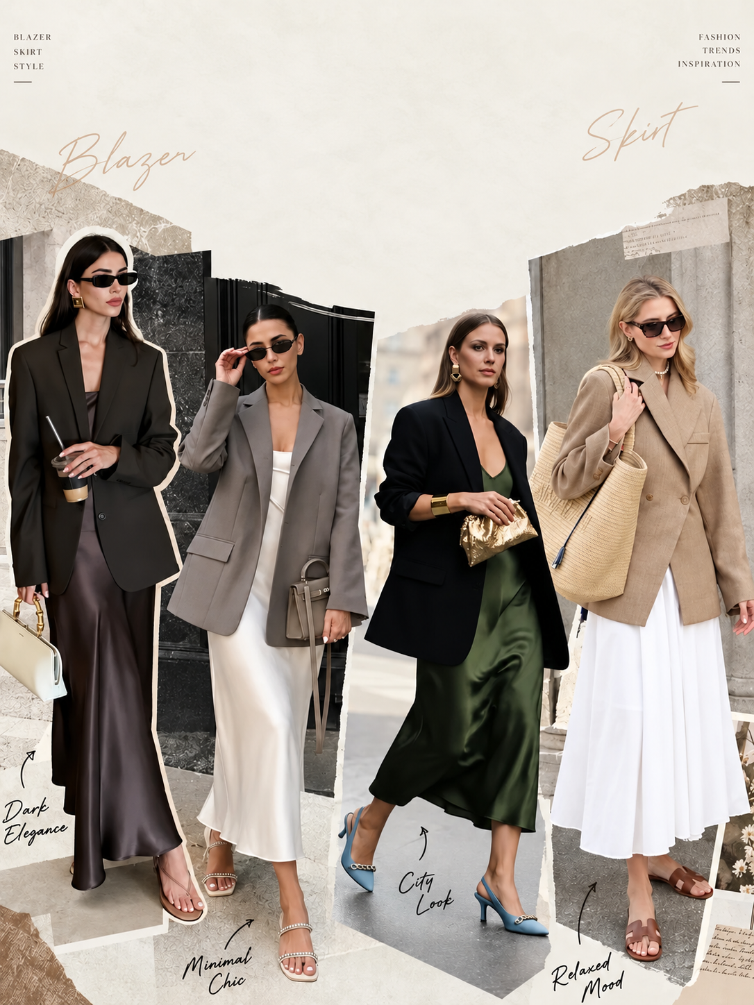 Kh&ocirc;ng cần đồ cầu kỳ, blazer phối v&aacute;y d&agrave;i vẫn tạo n&ecirc;n vẻ thanh lịch chuẩn old money - Ảnh 1.