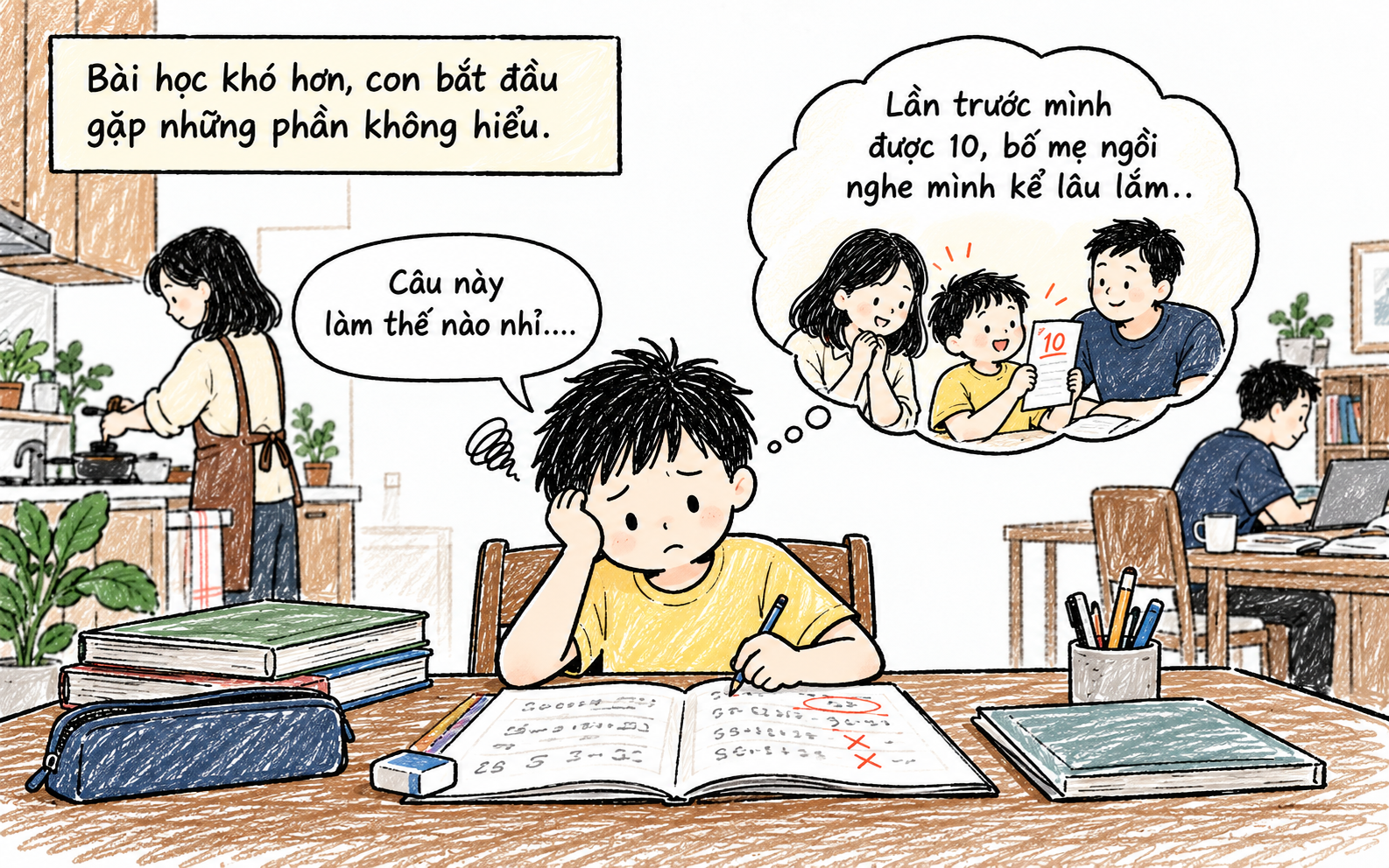 Con trai liên tục khoe điểm 10, mãi cho đến khi họp phụ huynh tôi mới ngỡ ngàng khi biết toàn bộ sự thật- Ảnh 3.