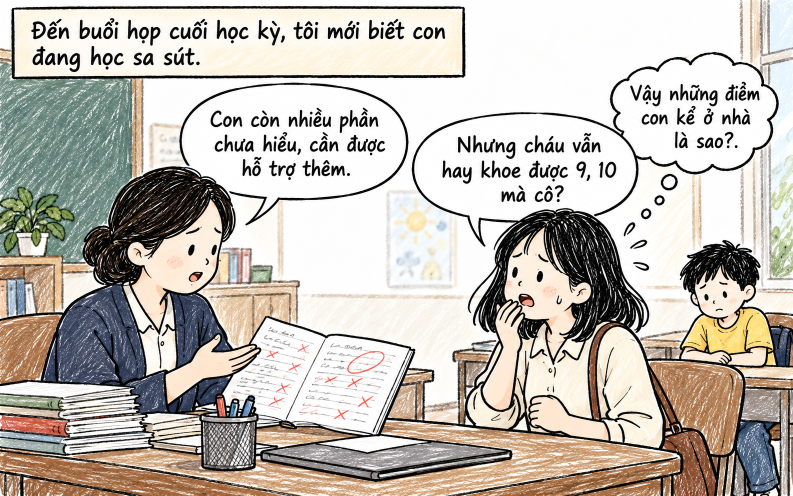 Con trai liên tục khoe điểm 10, mãi cho đến khi họp phụ huynh tôi mới ngỡ ngàng khi biết toàn bộ sự thật- Ảnh 5.