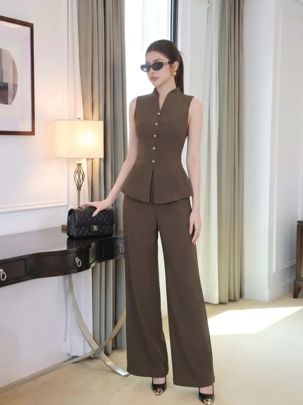 Diện cả set đồ đồng m&agrave;u: B&iacute; k&iacute;p mặc đẹp chuẩn 